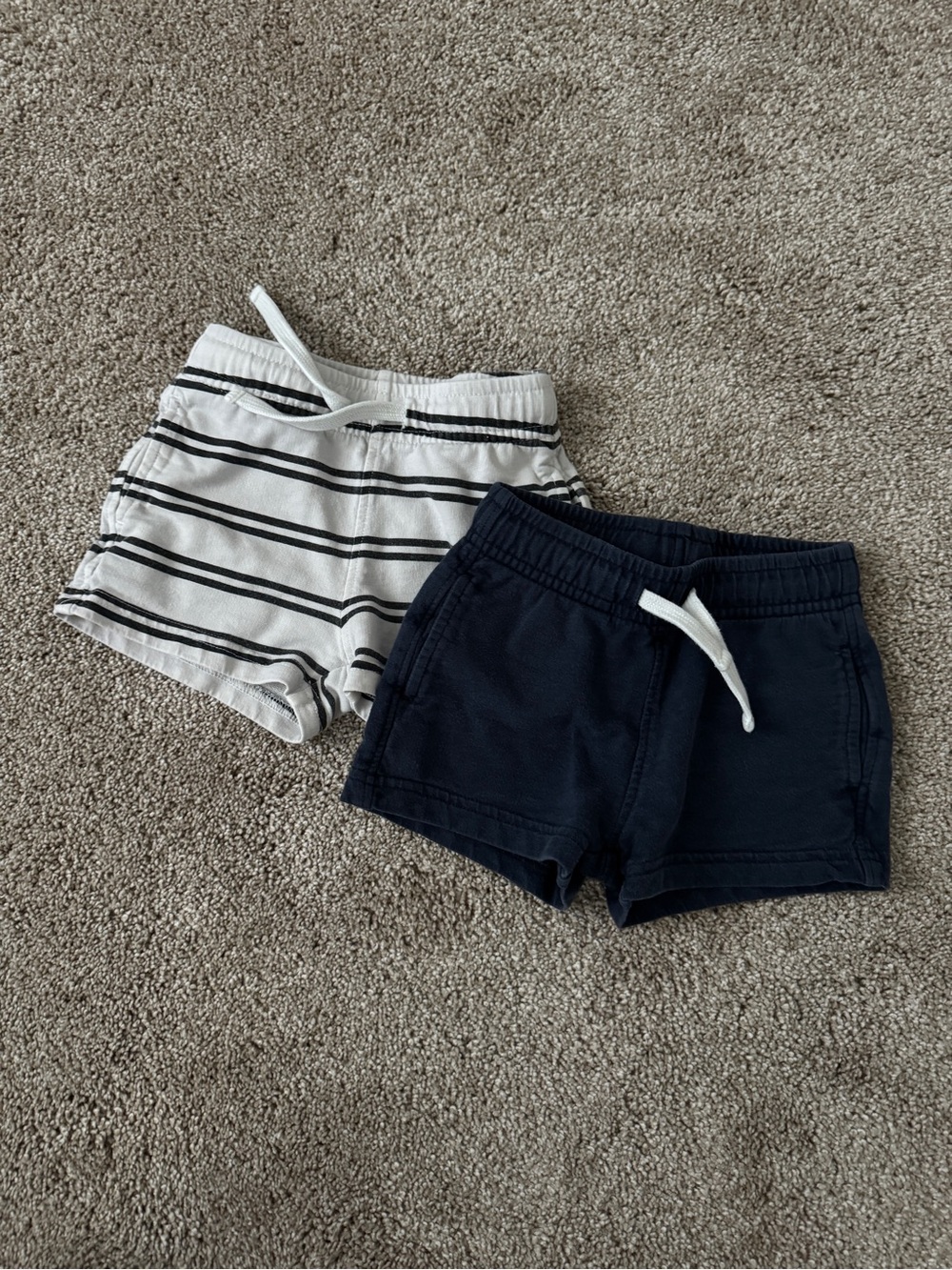 2 organic cotton shorts
